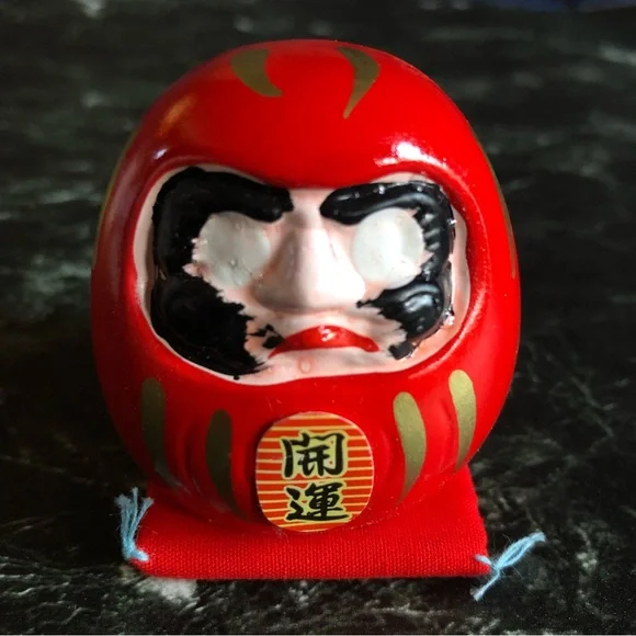 Set of Mini Daruma Doll & Bottle Opener with Refrigerator Magnet - Picture 8 of 16